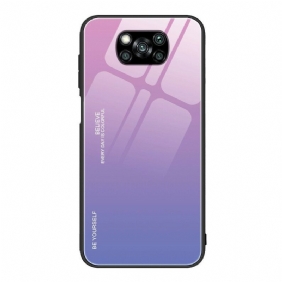 Kuori Poco X3 / X3 Pro / X3 NFC Karkaistu Lasi Ole Oma Itsesi