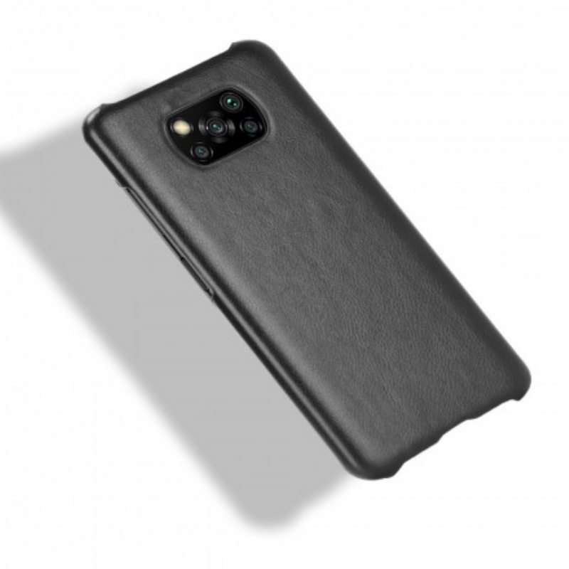 Kuori Poco X3 / X3 Pro / X3 NFC Litchi Performance -nahkaefekti