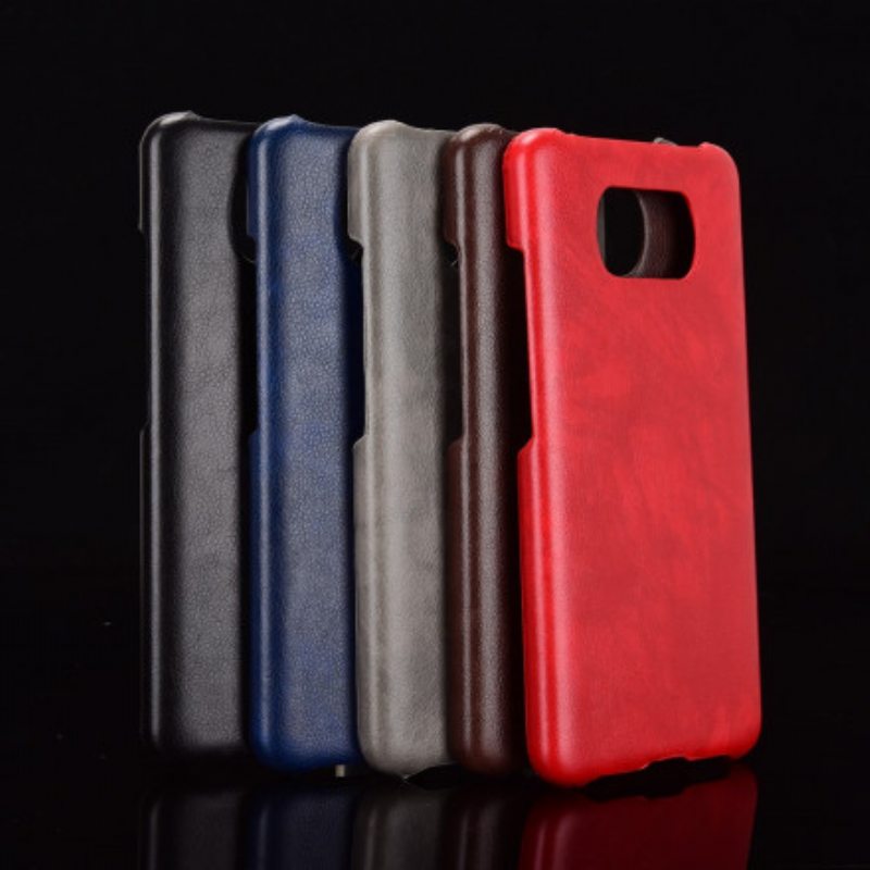 Kuori Poco X3 / X3 Pro / X3 NFC Litchi Performance -nahkaefekti
