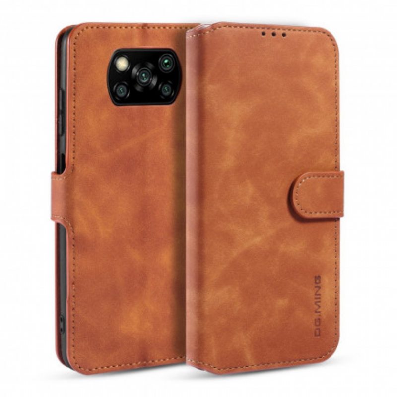 Nahkakotelo Poco X3 / X3 Pro / X3 NFC Dg.ming Retro