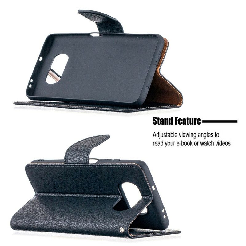 Nahkakotelo Poco X3 / X3 Pro / X3 NFC Kotelot Flip Litsi Rabat Oblique