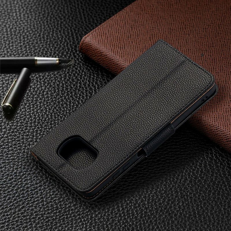 Nahkakotelo Poco X3 / X3 Pro / X3 NFC Kotelot Flip Litsi Rabat Oblique