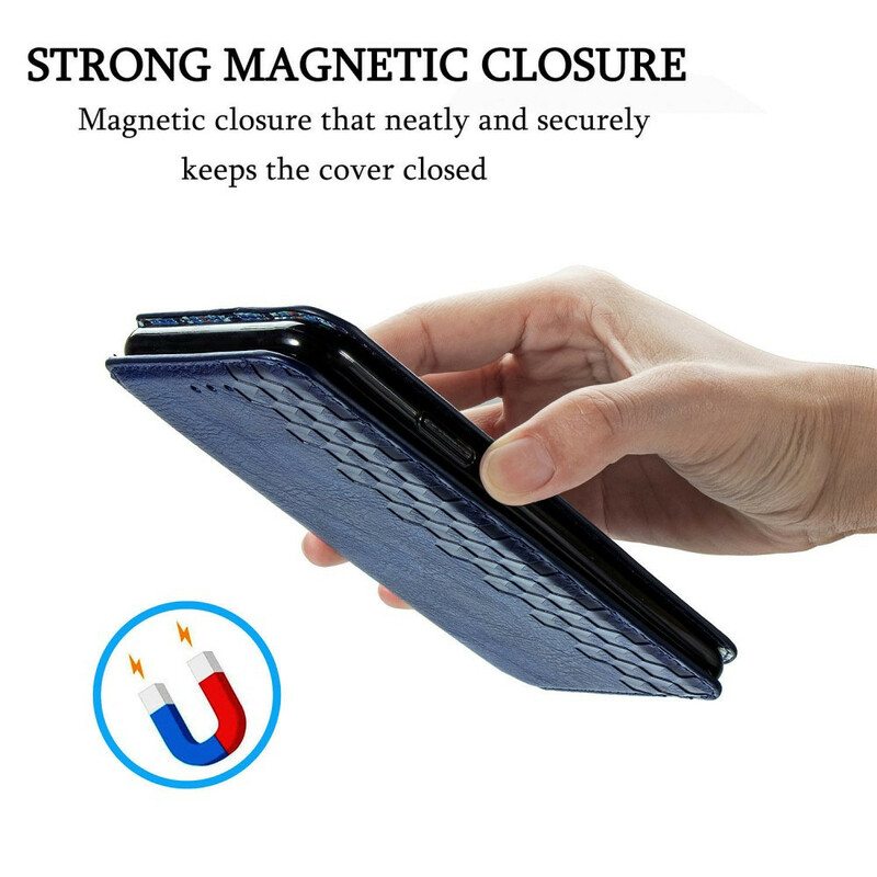 Puhelinkuoret Poco X3 / X3 Pro / X3 NFC Kotelot Flip Nahkaefekti Diamond Texture