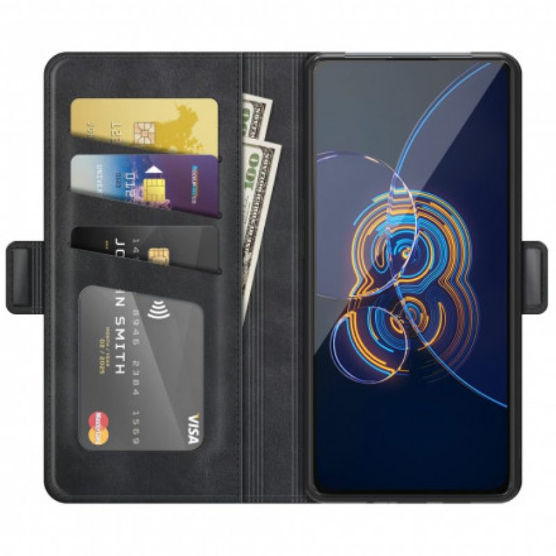 Kotelot Asus Zenfone 8 Flip Klassinen Kaksoisläppä