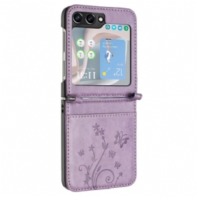 Kuori Samsung Galaxy Z Flip 6 Perhosia Ja Kukkia Suojakuori