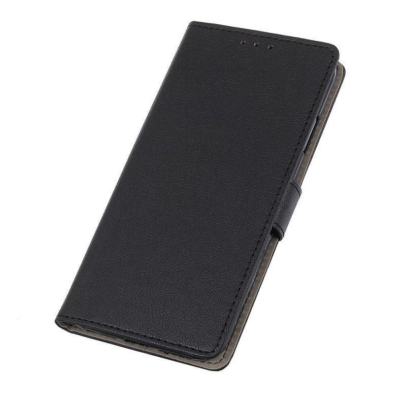 Flip Case Xiaomi Redmi Note 11 Pro Plus 5G Klassinen Nahkaefekti