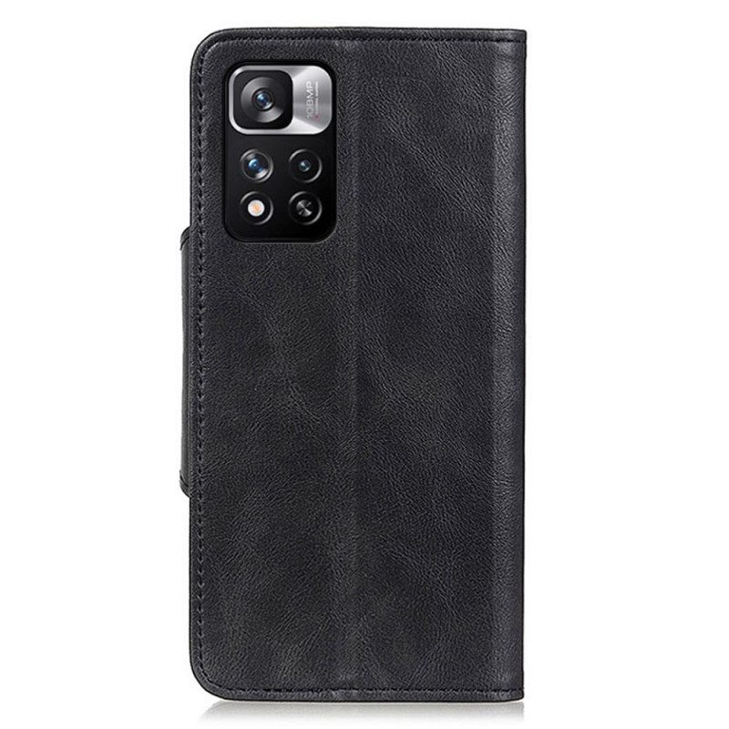 Kotelot Xiaomi Redmi Note 11 Pro Plus 5G Keinonahkainen Nappi