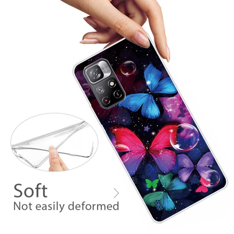 Kuori Xiaomi Redmi Note 11 Pro Plus 5G Joustavat Perhoset