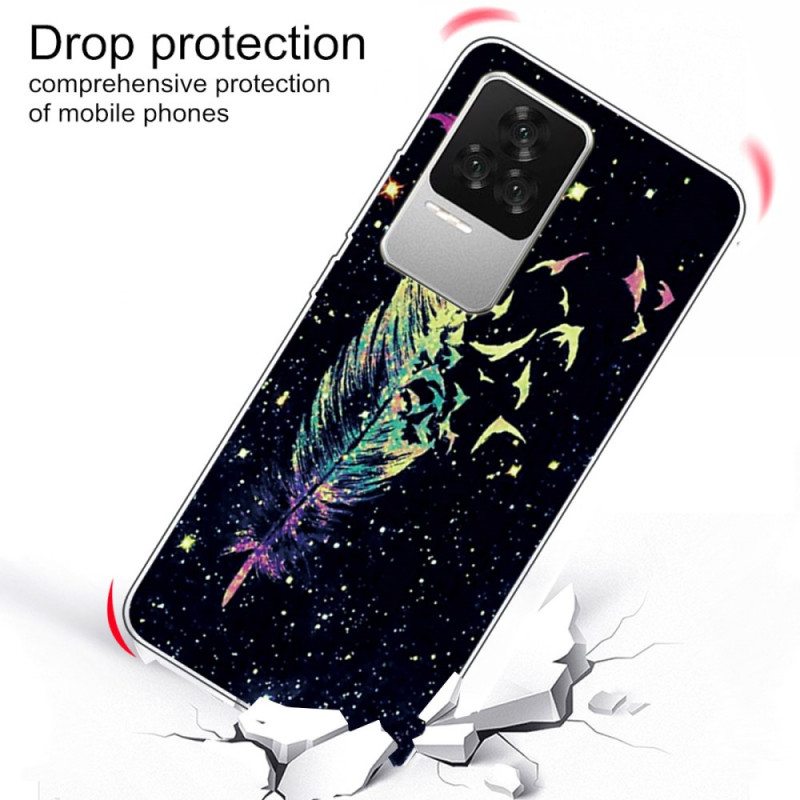 Case Poco F4 Silikoninen Sulka