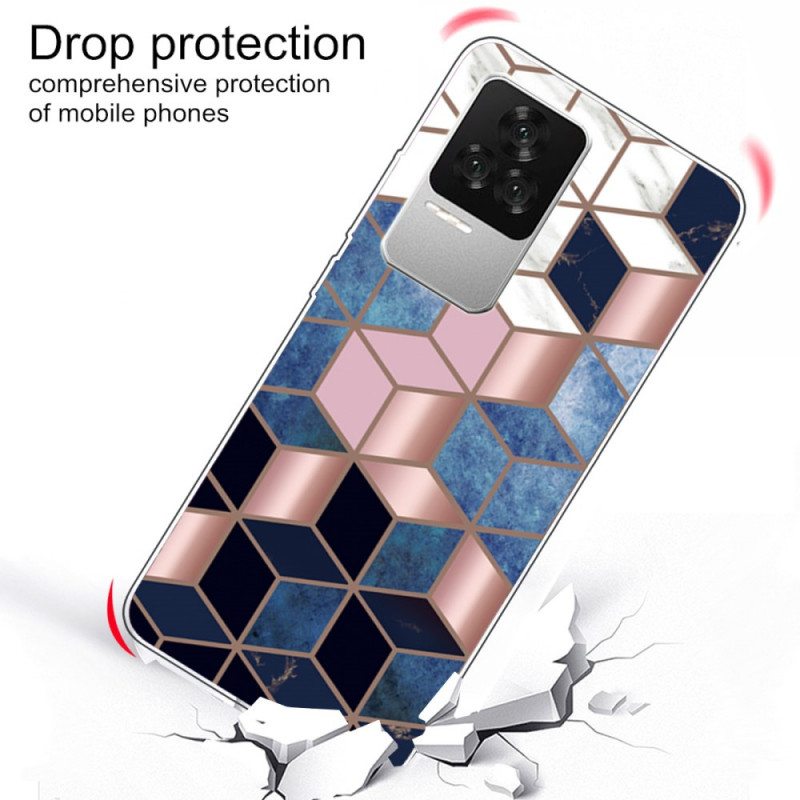 Case Poco F4 Tyylitelty Marmori