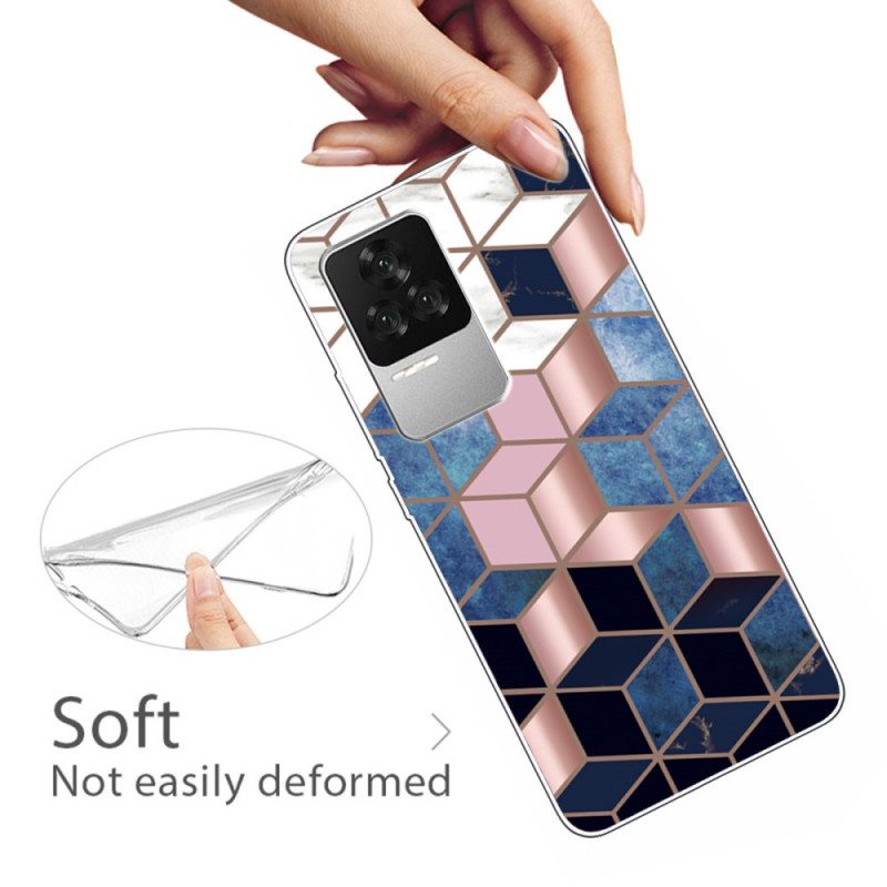 Case Poco F4 Tyylitelty Marmori