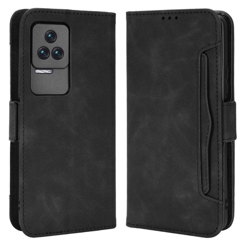 Flip Case Poco F4 Useita Kortteja