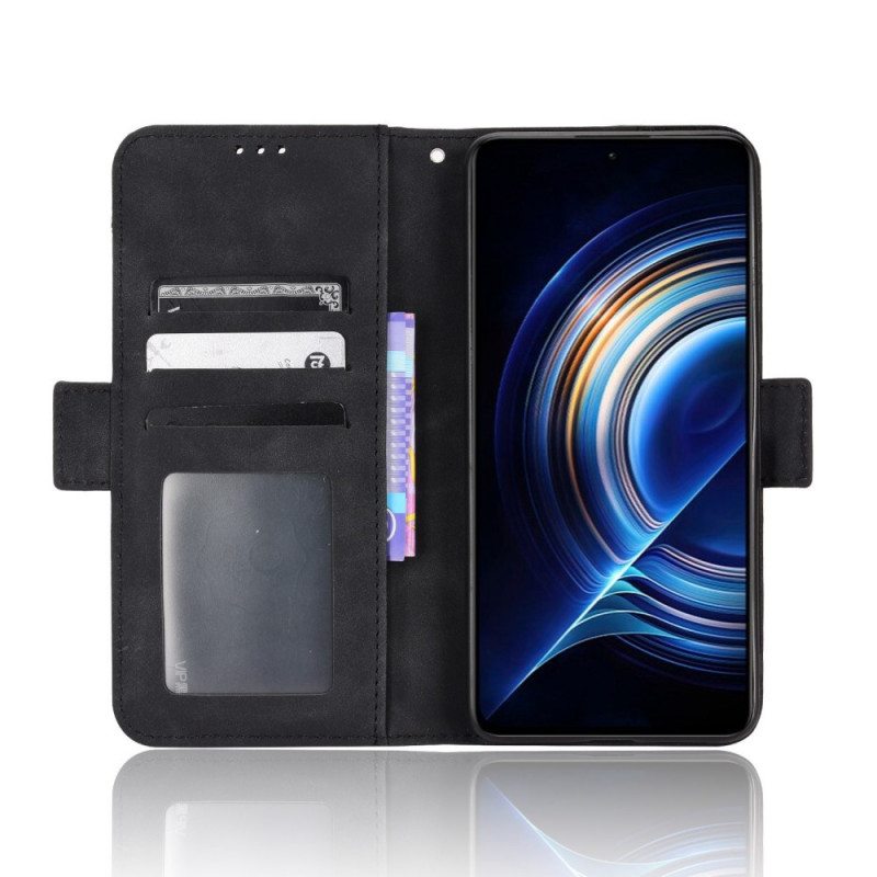 Flip Case Poco F4 Useita Kortteja