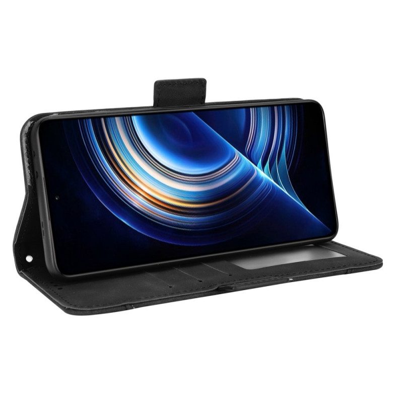 Flip Case Poco F4 Useita Kortteja