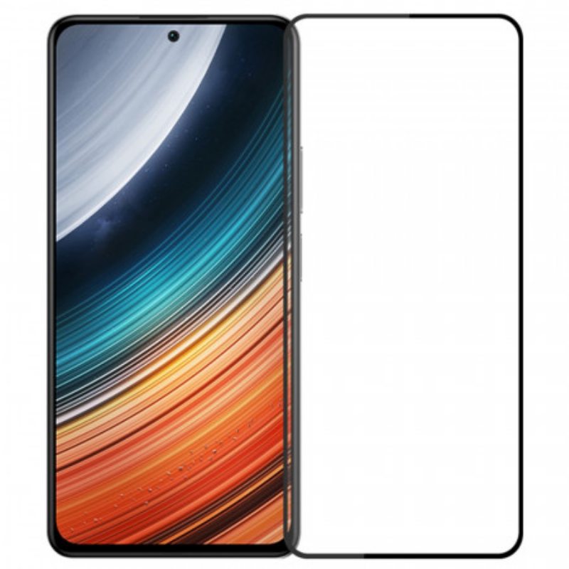 Poco F4 Black Edge Karkaistu Lasi Näytönsuoja