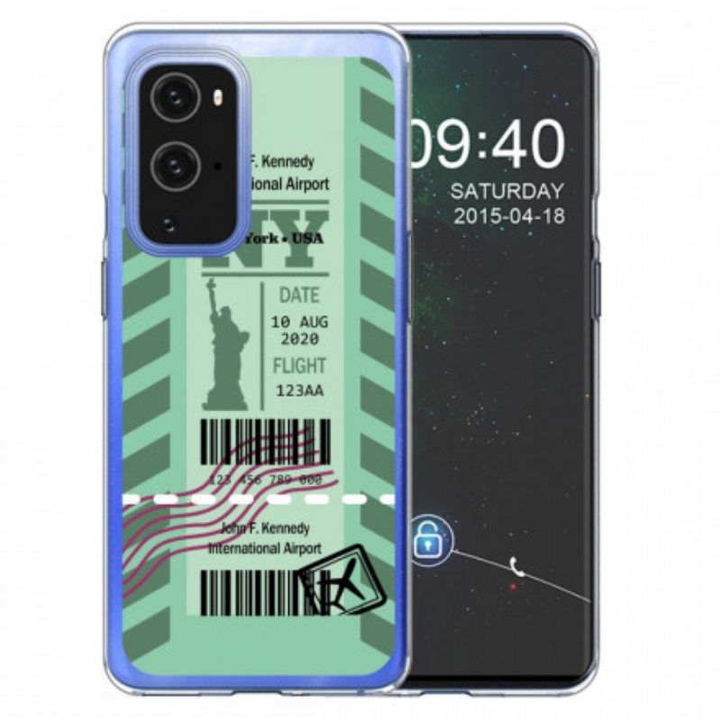 Kuori OnePlus 9 Pro Boarding Pass New Yorkiin