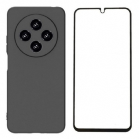 Kuori Poco C75 Matta Silikoni Karkaistulla Lasisella Näytönsuojalla Wanlonfeng