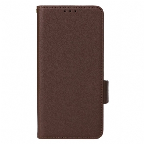 Nahkakotelo Poco C75 Litsikuvio Ja Hihna