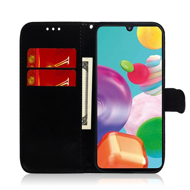 Kotelot Samsung Galaxy A41 Keinonahkainen Peilin Kansi