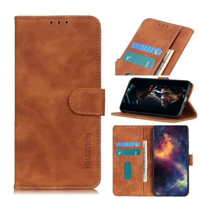 Kotelot Samsung Galaxy A41 Khazneh Vintage Nahkaefekti
