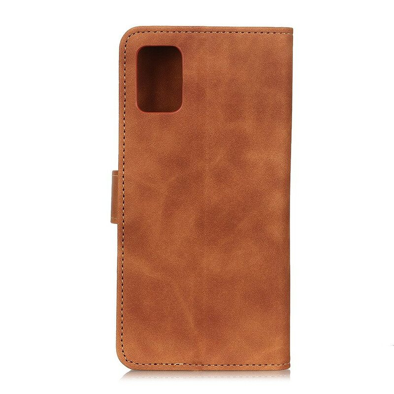 Kotelot Samsung Galaxy A41 Khazneh Vintage Nahkaefekti