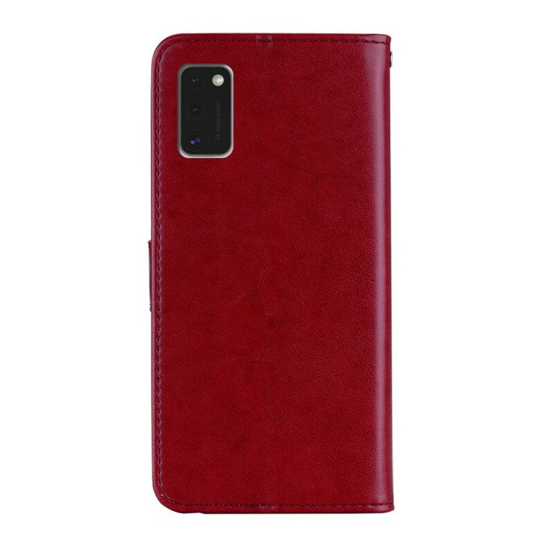 Kotelot Samsung Galaxy A41 Pöllömandala Ja Kaulanauha