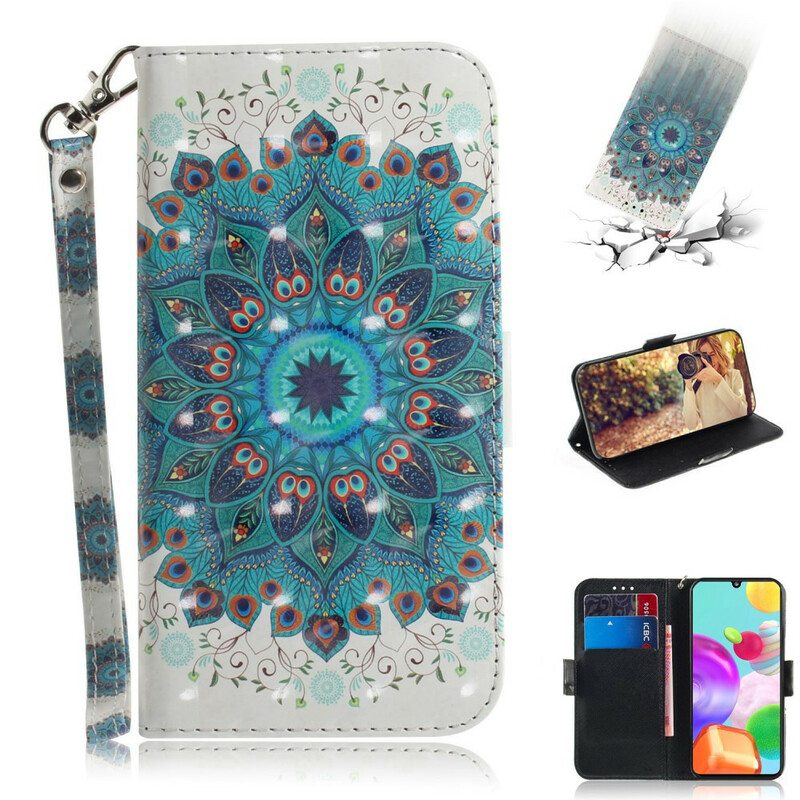 Kotelot Samsung Galaxy A41 Suojaketju Kuori Mestarillinen Mandala Hihnalla