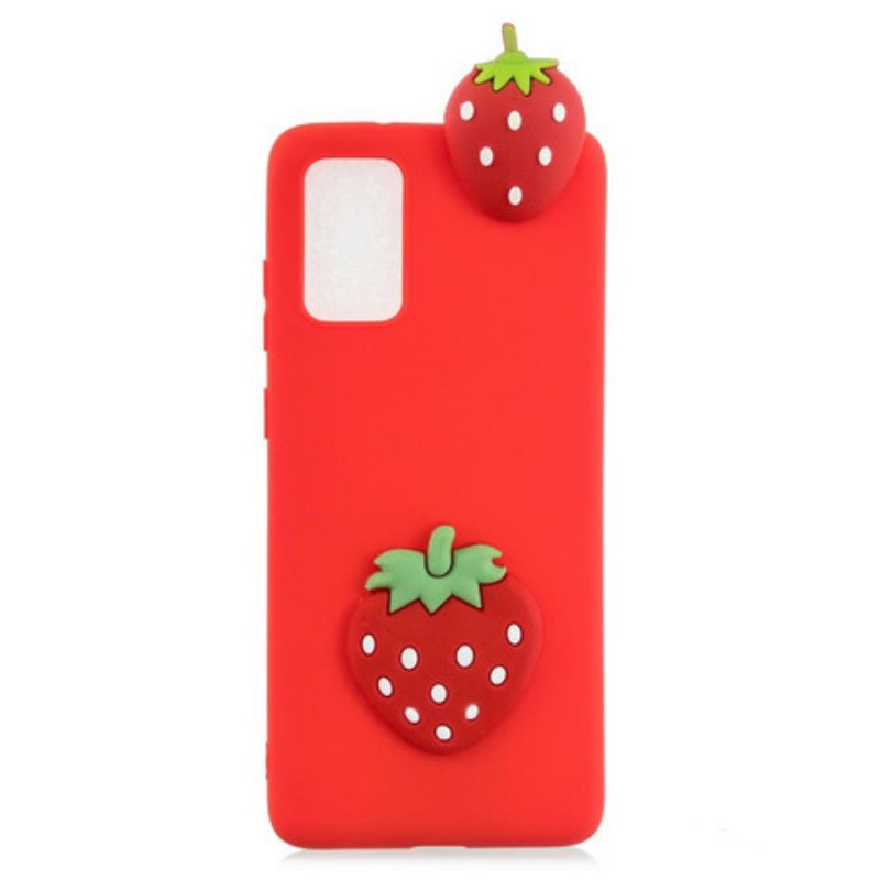 Kuori Samsung Galaxy A41 3d-mansikka