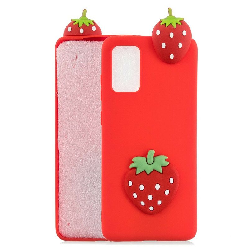 Kuori Samsung Galaxy A41 3d-mansikka