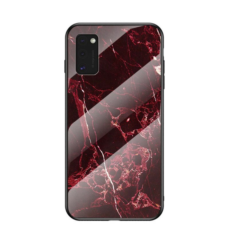Kuori Samsung Galaxy A41 Premium Värillinen Karkaistu Lasi