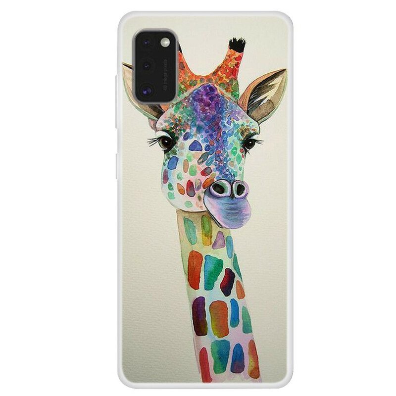Kuori Samsung Galaxy A41 Värikäs Kirahvi