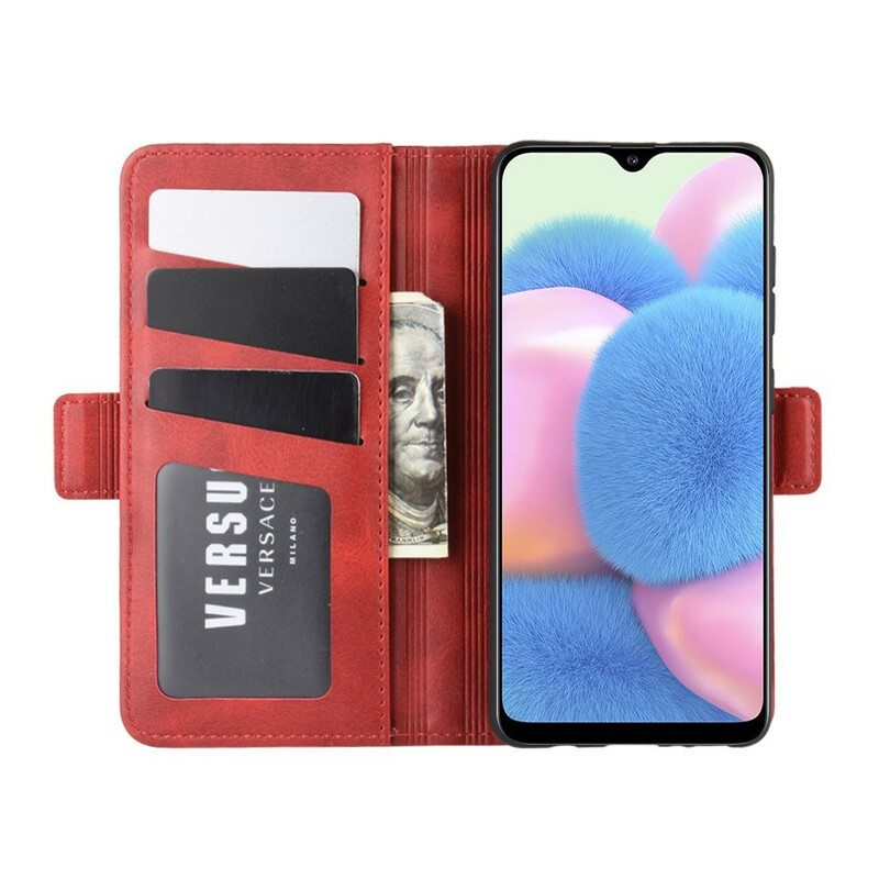 Nahkakotelo Samsung Galaxy A41 Kotelot Flip Vintage Kaksoisläppä