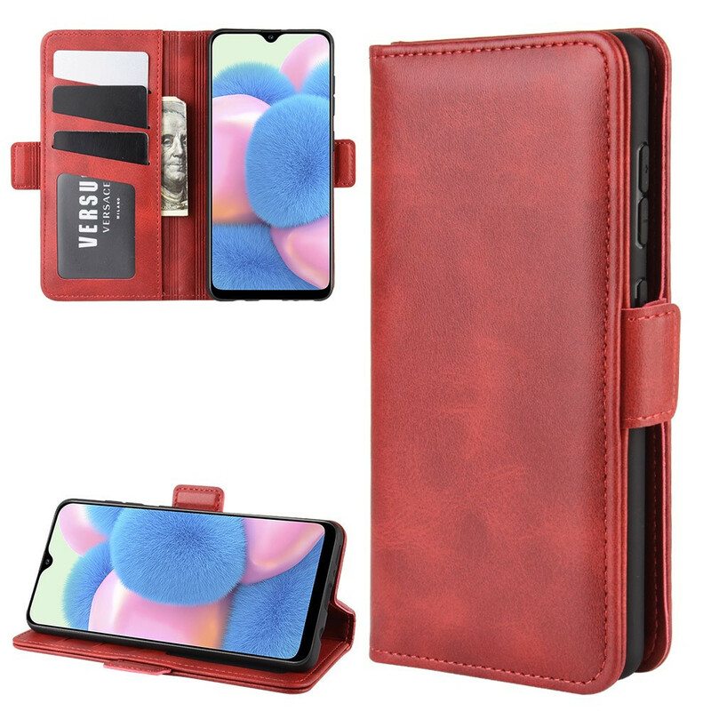 Nahkakotelo Samsung Galaxy A41 Kotelot Flip Vintage Kaksoisläppä
