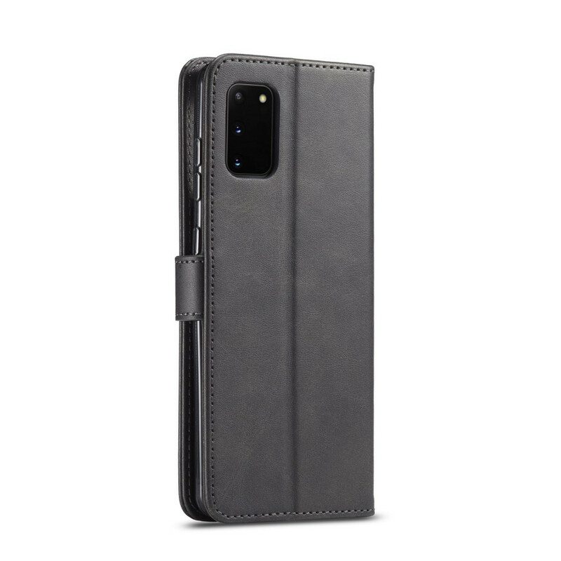Nahkakotelo Samsung Galaxy A41 Lc.imeeke Nahkaefekti