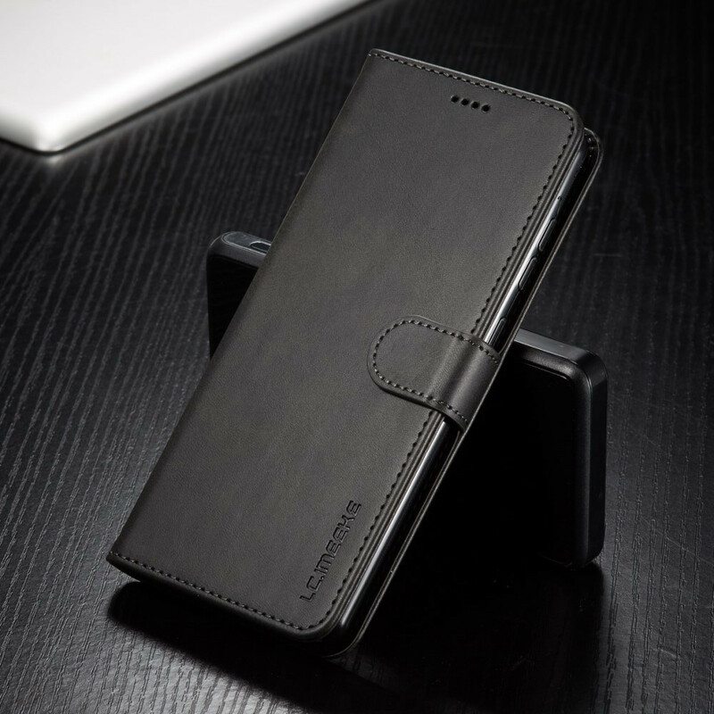 Nahkakotelo Samsung Galaxy A41 Lc.imeeke Nahkaefekti