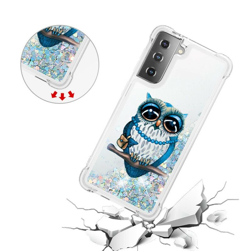 Case Samsung Galaxy S21 5G Neiti Owl Sequins