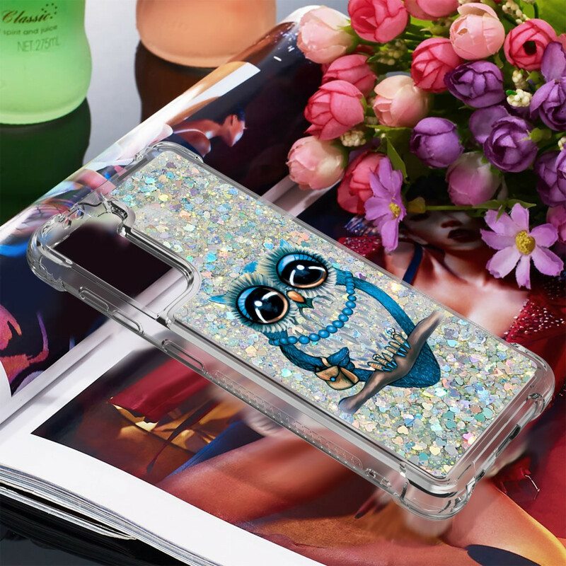 Case Samsung Galaxy S21 5G Neiti Owl Sequins