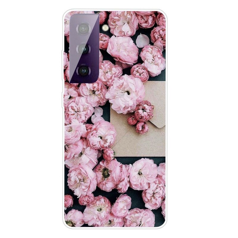 Case Samsung Galaxy S21 5G Voimakkaat Kukat
