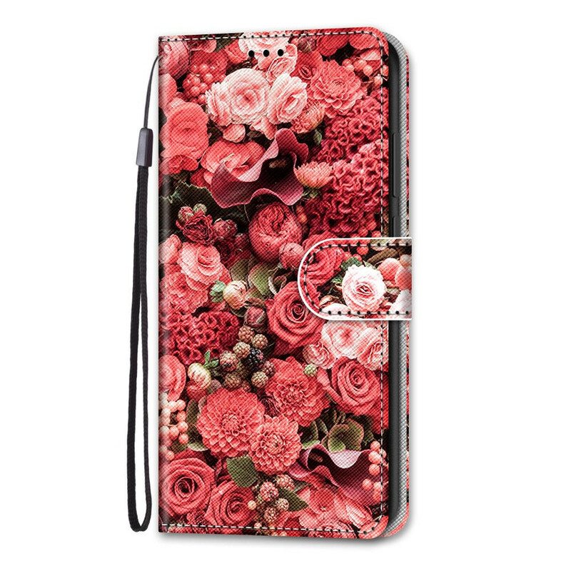 Kotelot Samsung Galaxy S21 5G Kukkaromantiikkaa