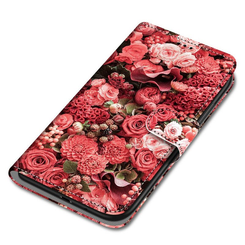 Kotelot Samsung Galaxy S21 5G Kukkaromantiikkaa