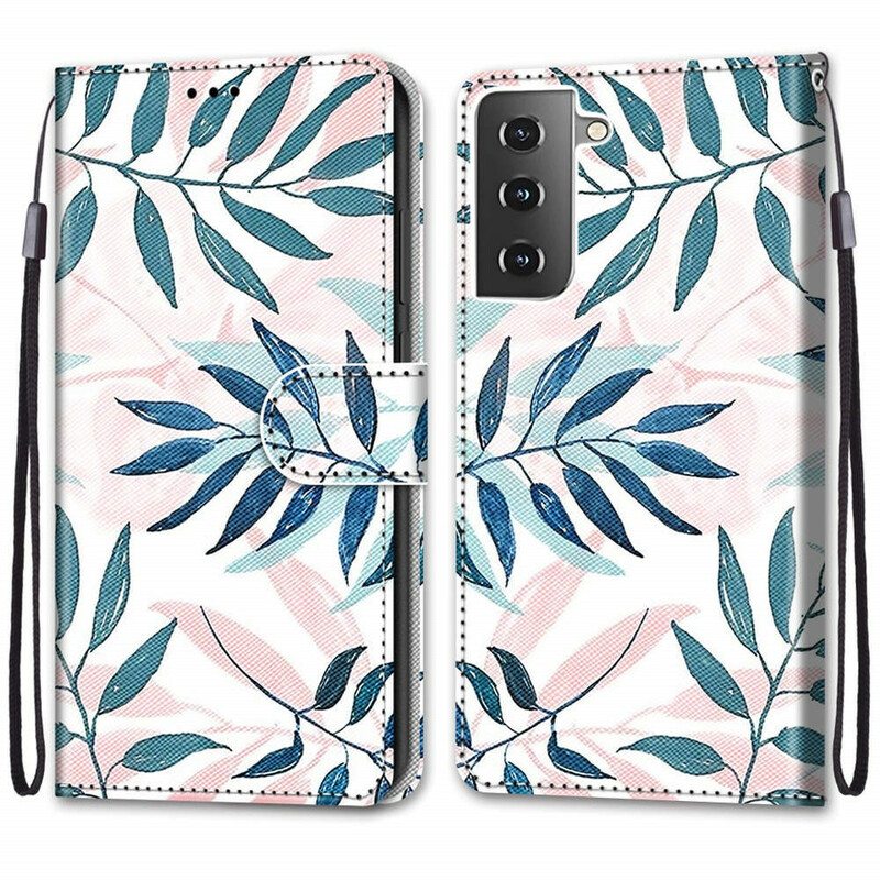 Kotelot Samsung Galaxy S21 5G Lehdet Väreissä