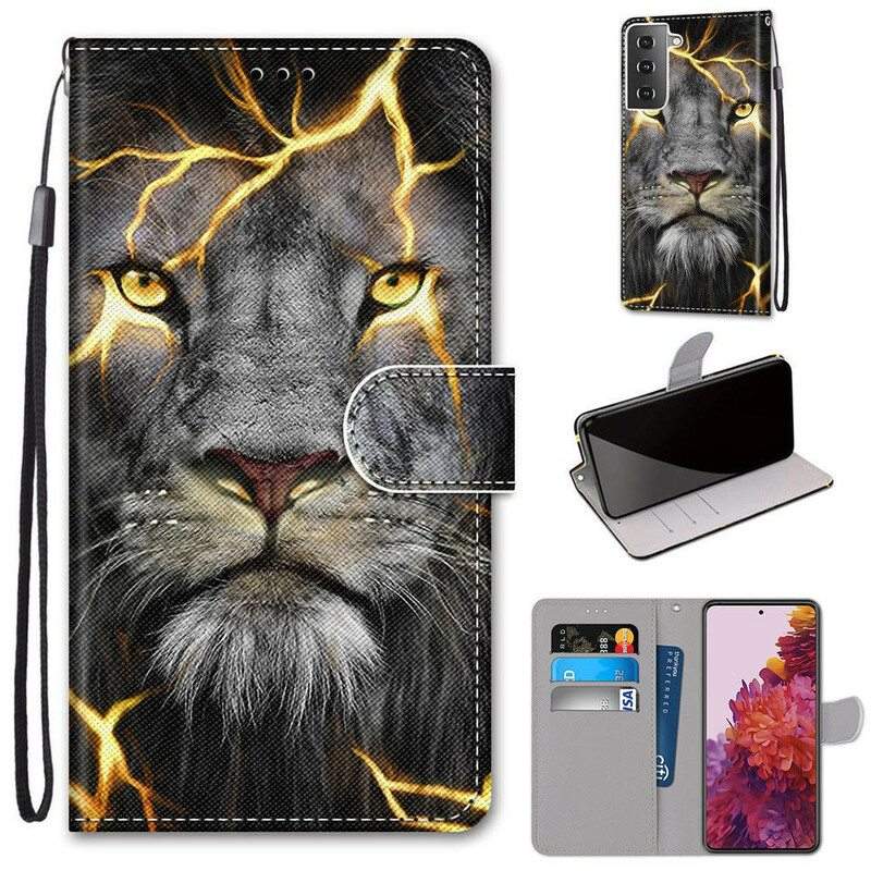 Kotelot Samsung Galaxy S21 5G Maaginen Kissa