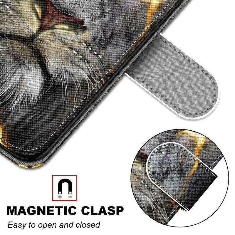 Kotelot Samsung Galaxy S21 5G Maaginen Kissa