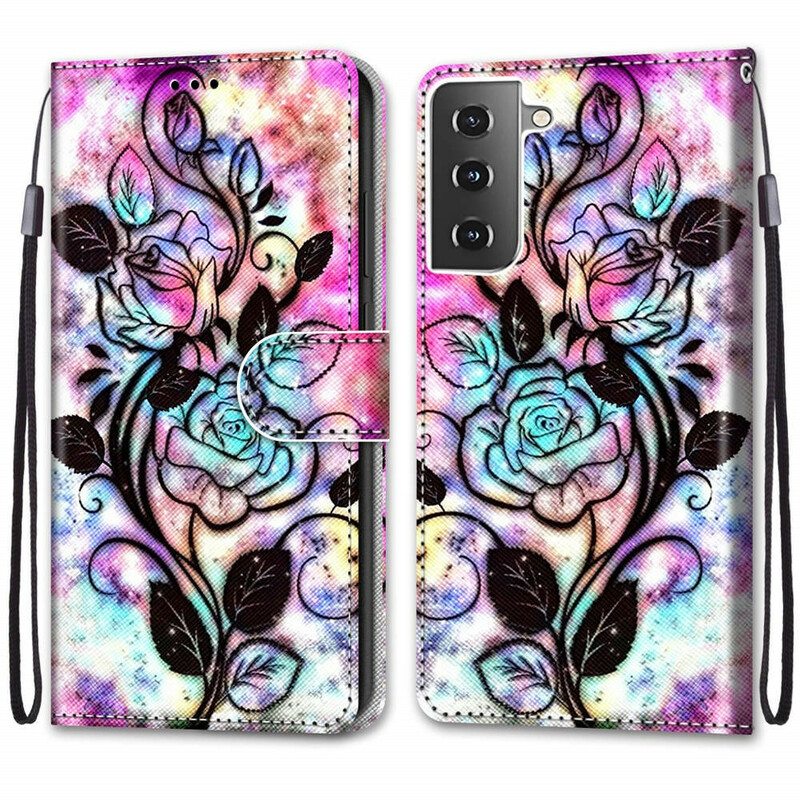 Kotelot Samsung Galaxy S21 5G Neon Kukat
