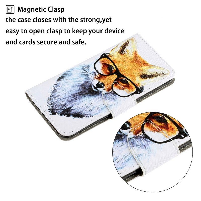 Kotelot Samsung Galaxy S21 5G Suojaketju Kuori Brainy Fox Hihnalla