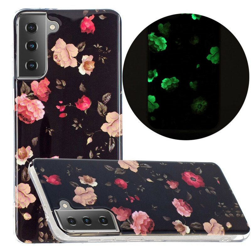 Kuori Samsung Galaxy S21 5G Fluoresoiva Kukkasarja