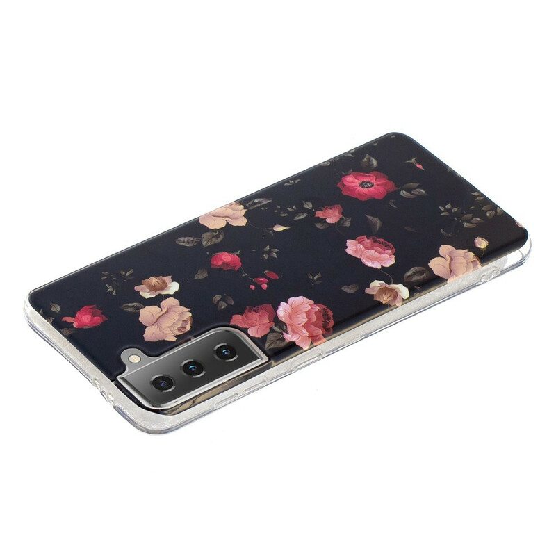 Kuori Samsung Galaxy S21 5G Fluoresoiva Kukkasarja