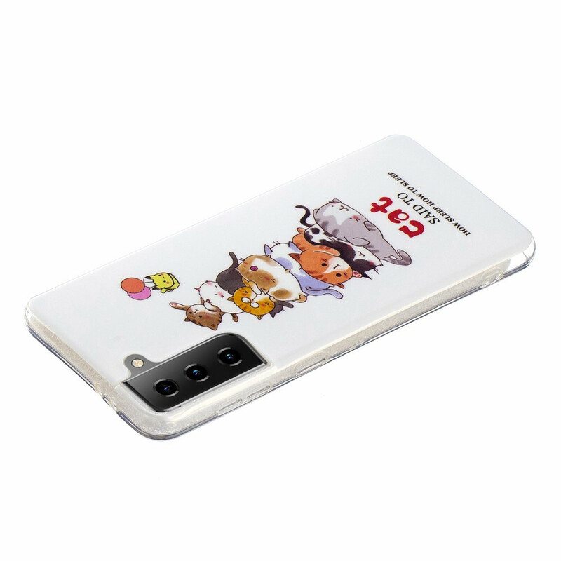 Kuori Samsung Galaxy S21 5G Fluoresoivat Kissat