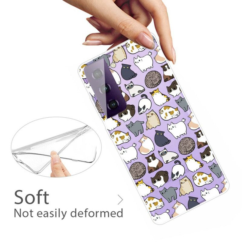 Kuori Samsung Galaxy S21 5G Huippu Kissat