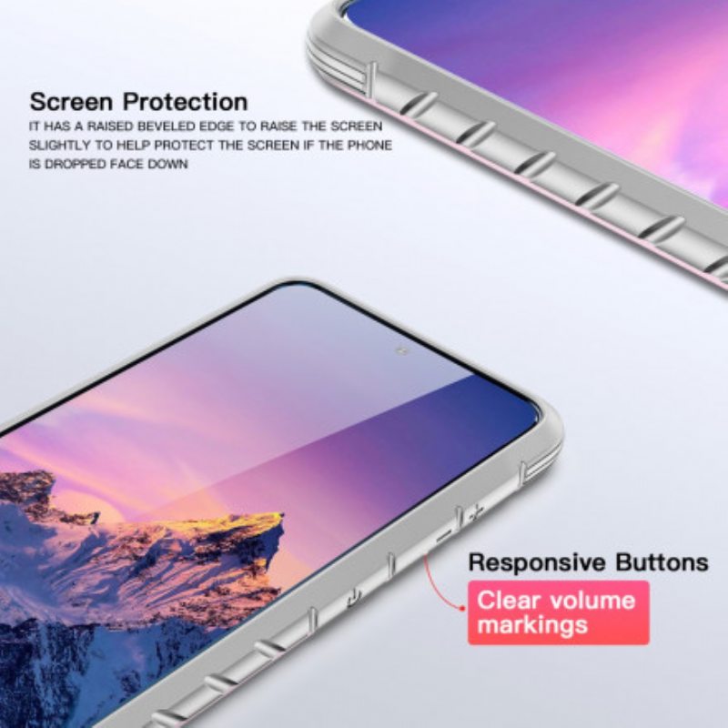 Kuori Samsung Galaxy S21 5G Selkeät Hybridipuskurin Reunat